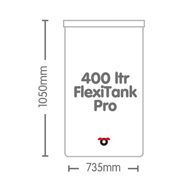 Hovedbilde AutoPot FlexiTank PRO 400 Liter