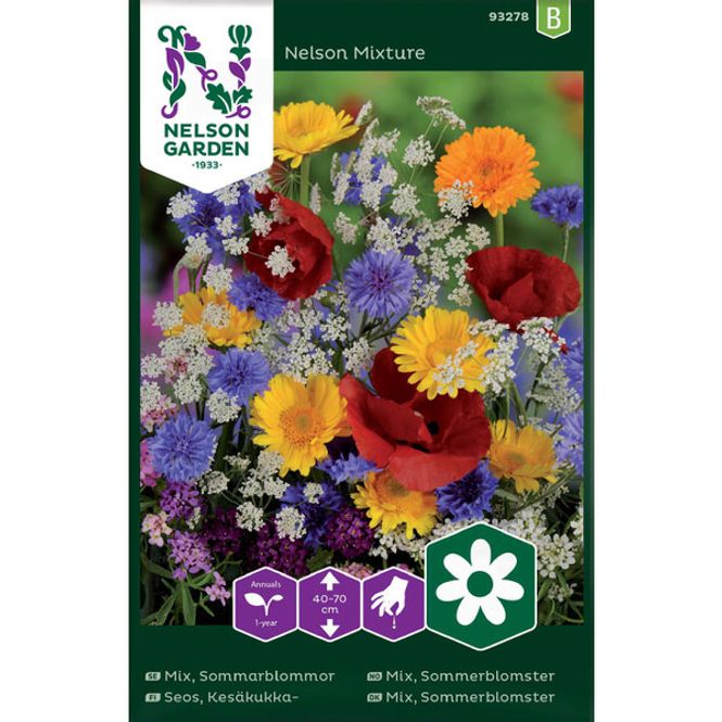 Hovedbilde Mix, Sommerblomster 'Nelson Mixture'