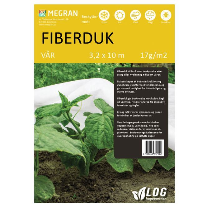 Hovedbilde Fiberduk 17 gram, 3,2 x 10 meter