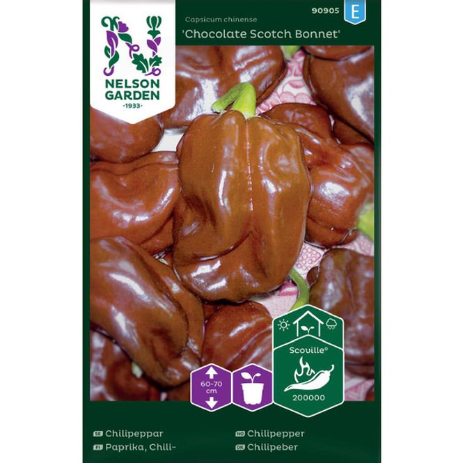 Hovedbilde Chilipepper 'Chocolate Scotch Bonnet'