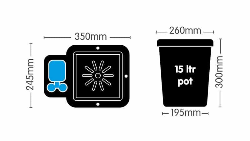 AutoPot 1Pot 1 kit uten reservoar