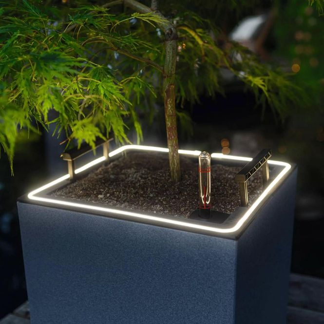 Hovedbilde Canto Stone 40 LED, Lechuza Blomsterpotte